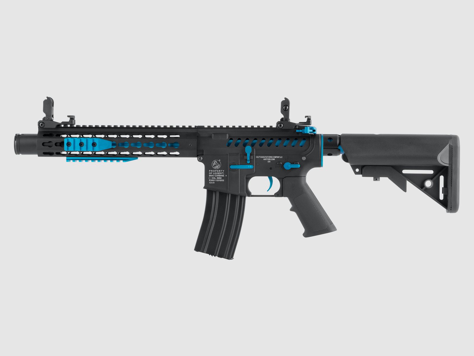 Colt M4 Blast Blue Fox 6mm - Airsoft S-AEG