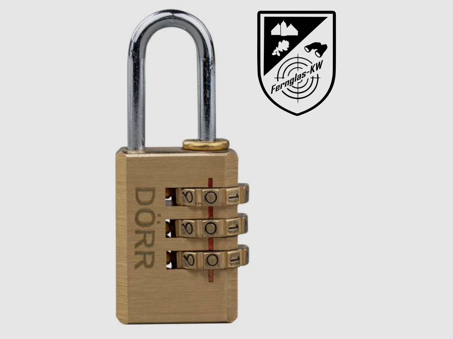 DÖRR 204454A serrure à combinaison 3 chiffres Petite 21x55x10 mm