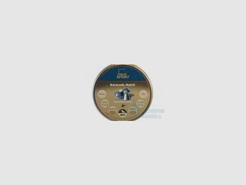 H en N Baracuda Match extra schwer 4,51 mm pro 10 Dosen.