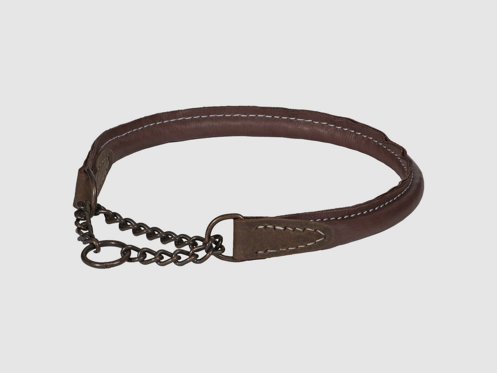 Collier AKAH en cuir d'olive