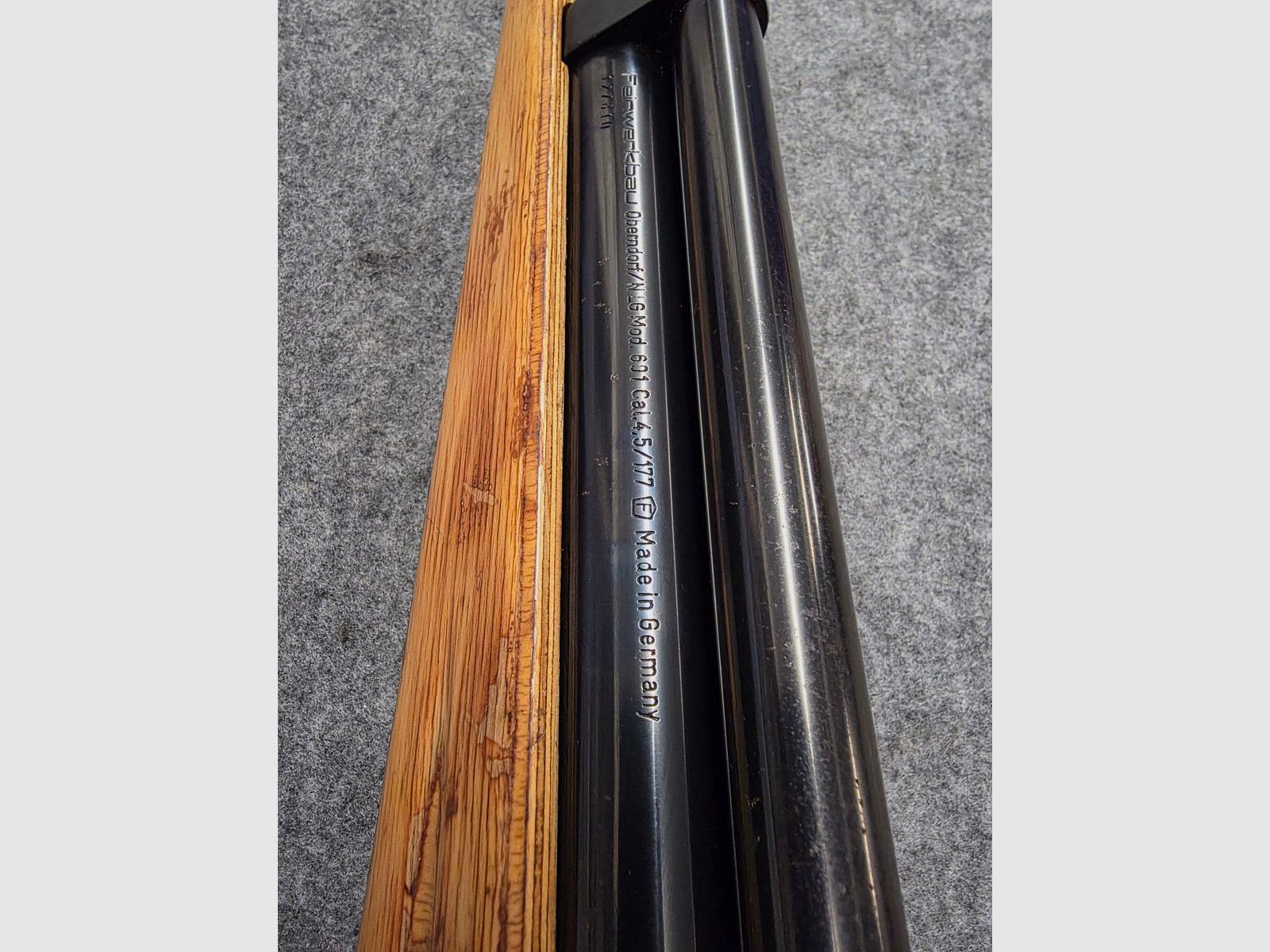 Fine Work Factory FWB Mod. 601 Operating Manual Air Rifle Pre-compressed Compressed Air Match Rifle