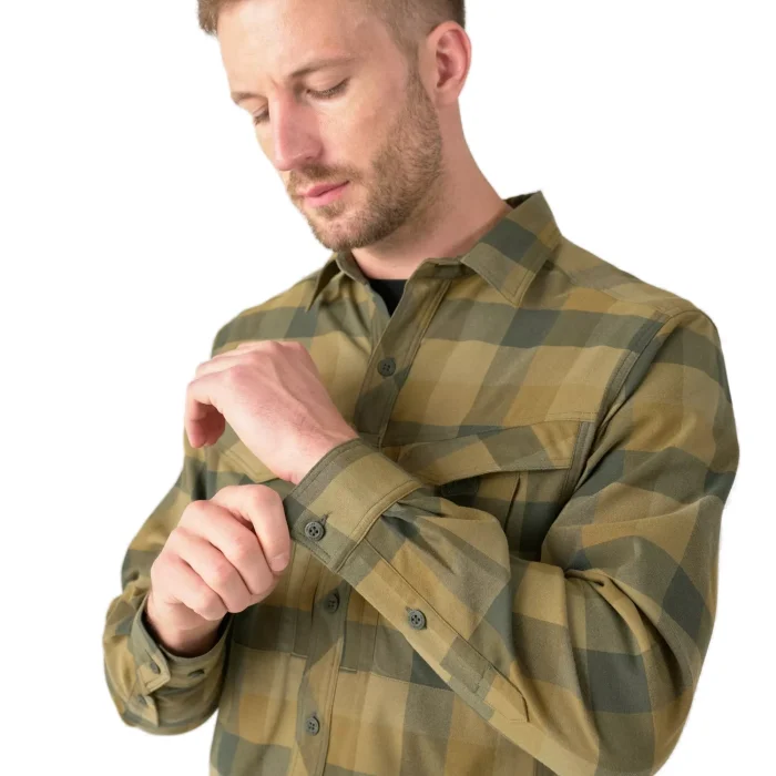 Chemise HELIKON Defender Mk2 – Dark Ochre Plaid (KO-DF2-NS-2T), image 3 sur 4