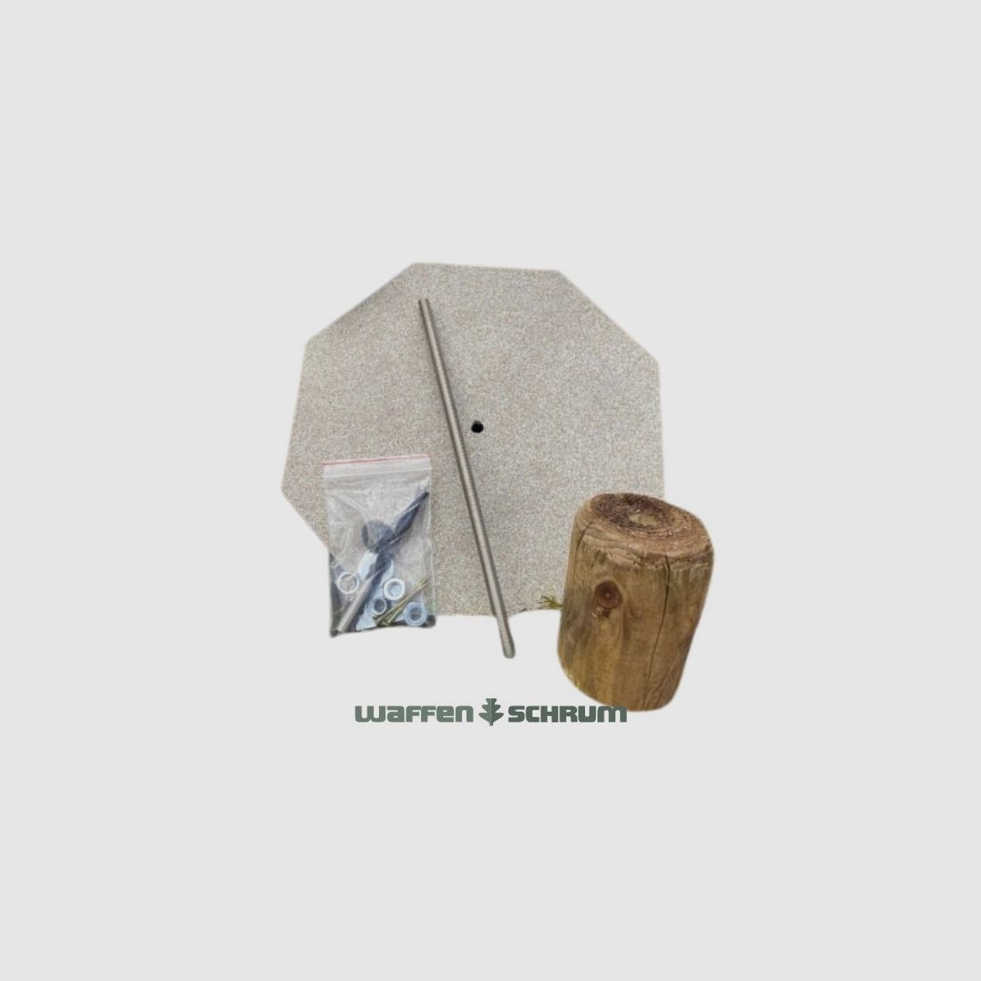 Juego de fijación de chupetes salvajes, poste y colocación del poste para piedras de sal