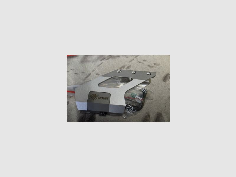 GSG M-Mount silver, Brückenmontage für SIG Sauer P220/P226 etc inkl Adapter