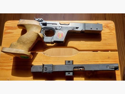 Walther GSP .32 with WS .22 Lr and barrel weight
