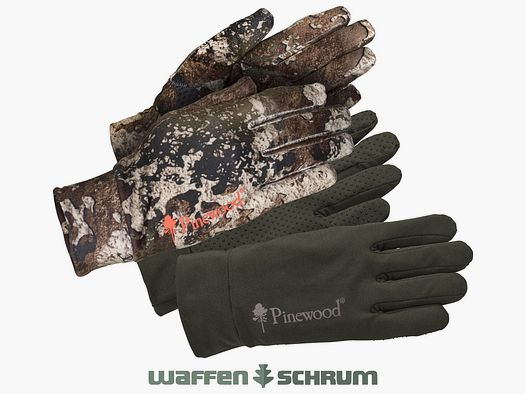 Pinewood Handschuhe Furudal Liner Strata Moss Green