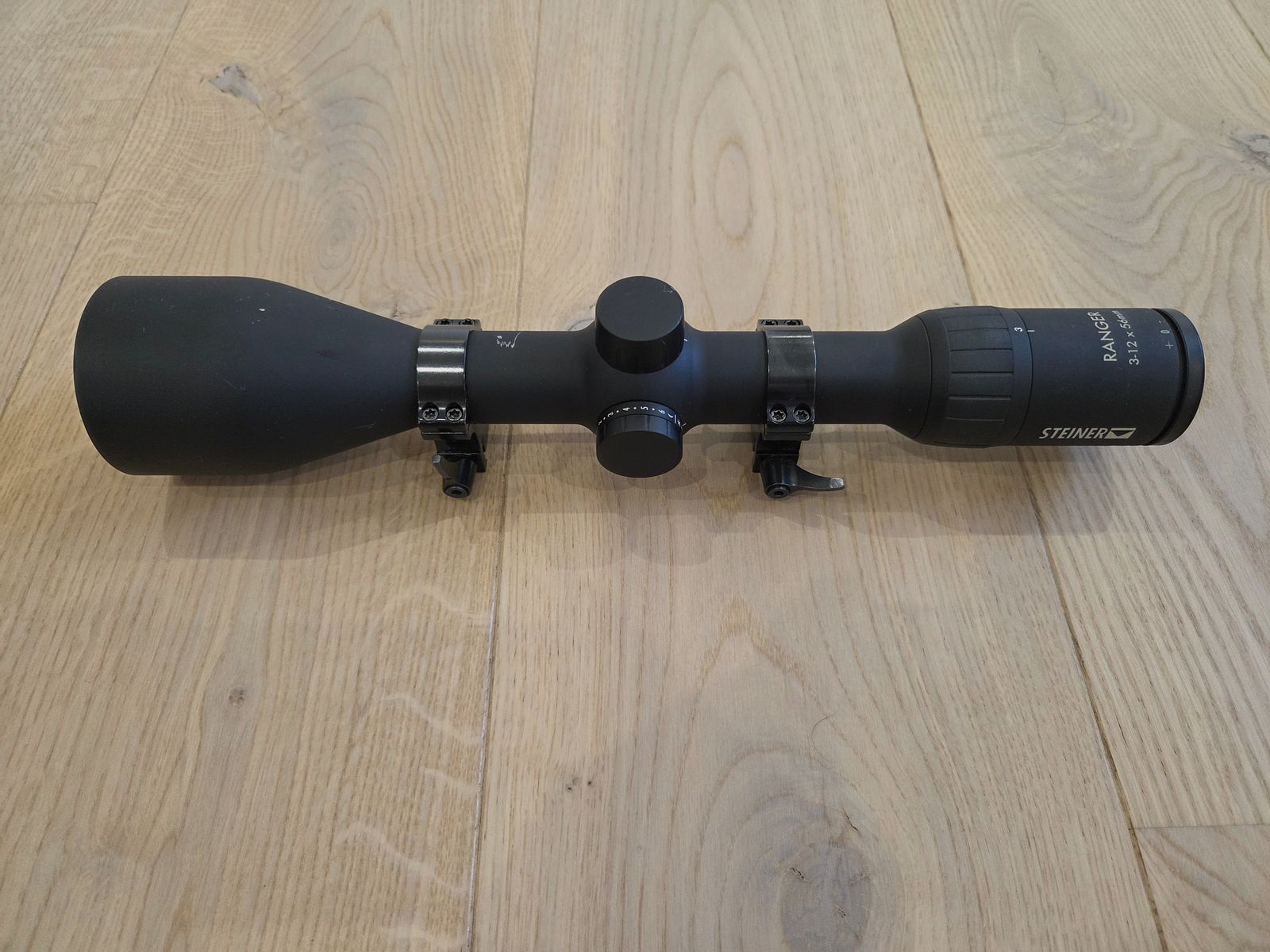 Winchester XPR repeating rifle in .308 with Steiner Ranger scope and silencer