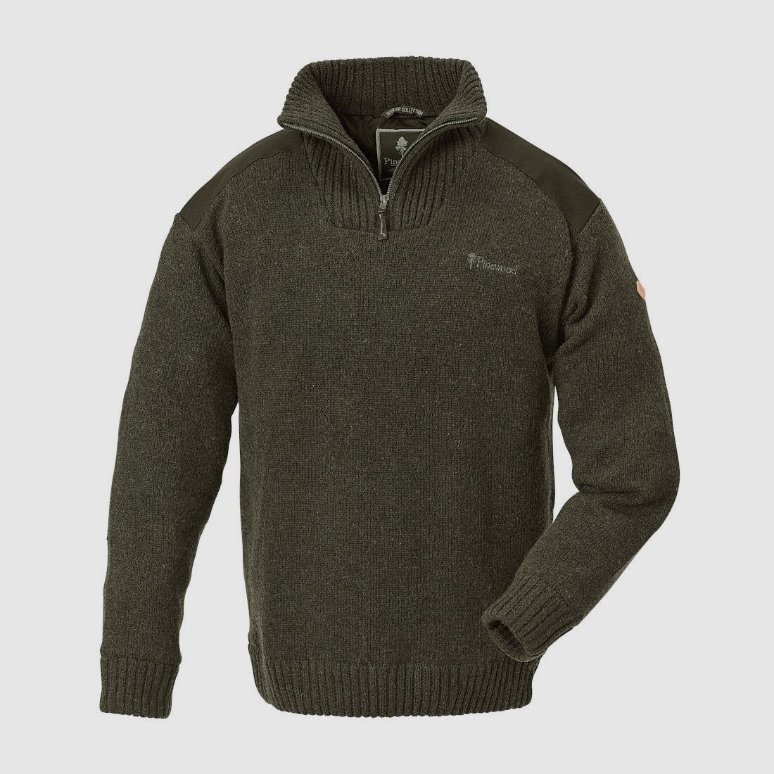 SWETER PINEWOOD HURRICANE 9648 - Ciemnozielony Mix, zdjęcie 74 z 84