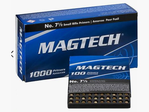 Magtech primers Small Rifle SR 1000 pieces