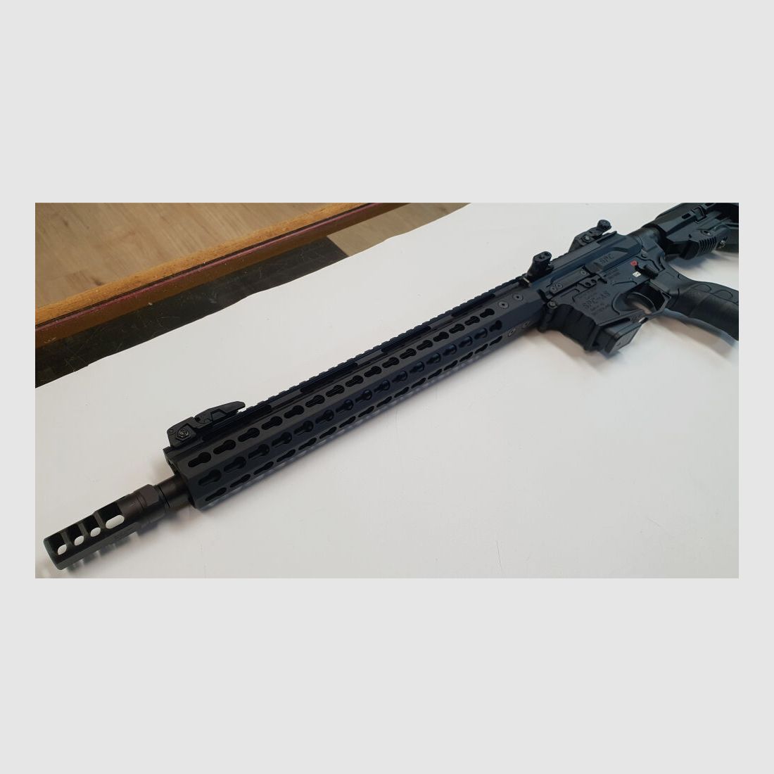 GWMH AG Selbstladebüchse GWMH SPC-HUNTER A5 17" (SWISS PISTOL CARBINE) BLACK Kal.9x19 AR15 Glock Magazin