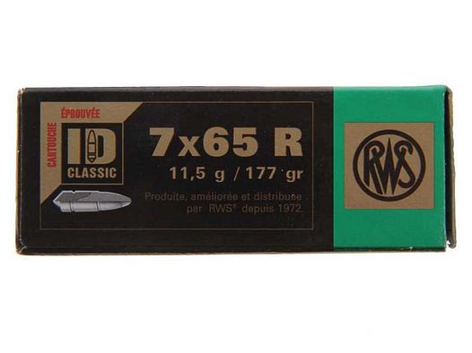 Büchsenpatronen RWS ID Classic 7x65R 11,5g,177gr !!!