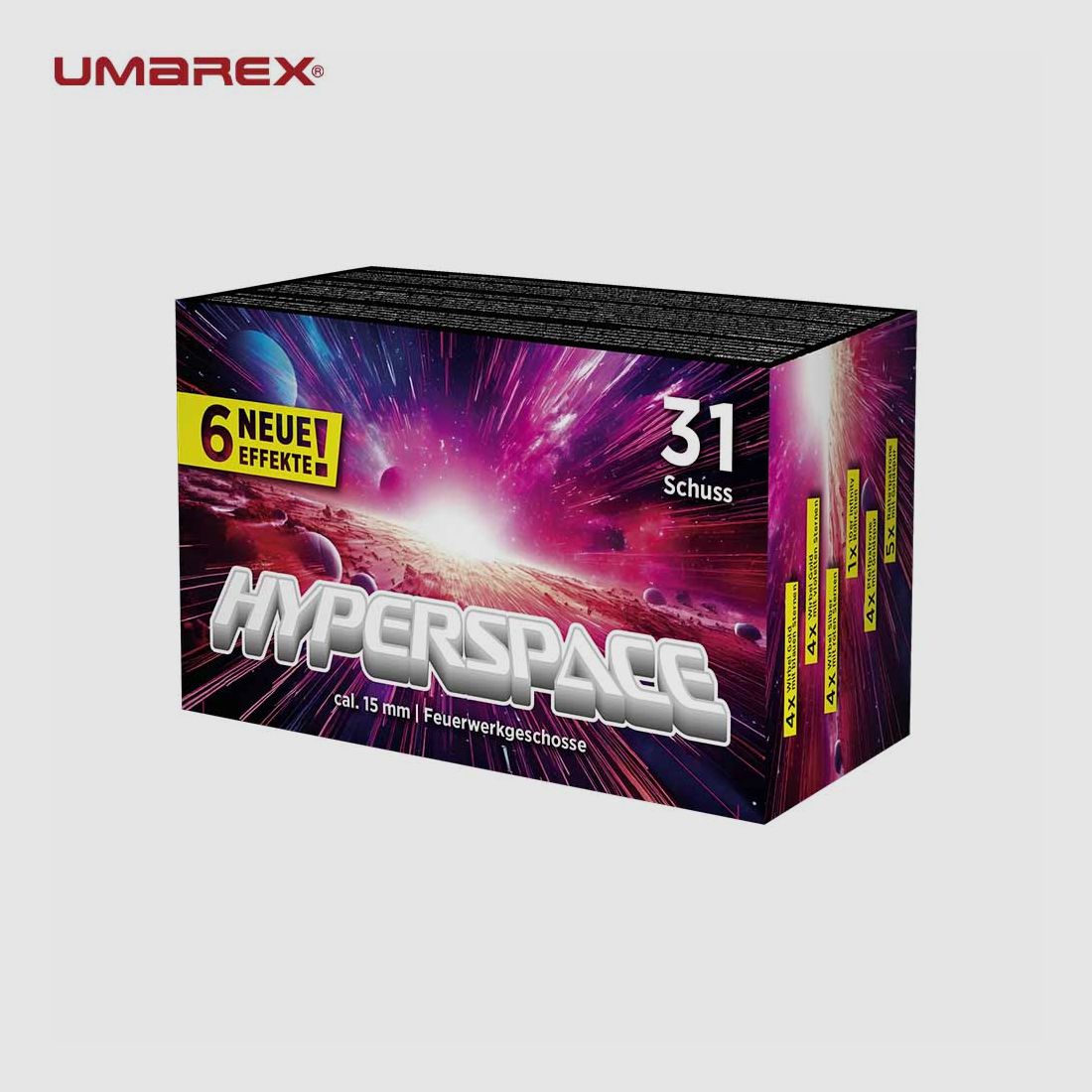 UMAREX HYPERSPACE SET 15mm 31 strzałów