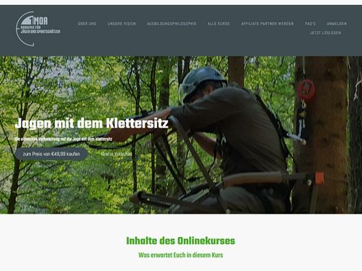 Jagd mit dem Klettersitz | Onlinekurs