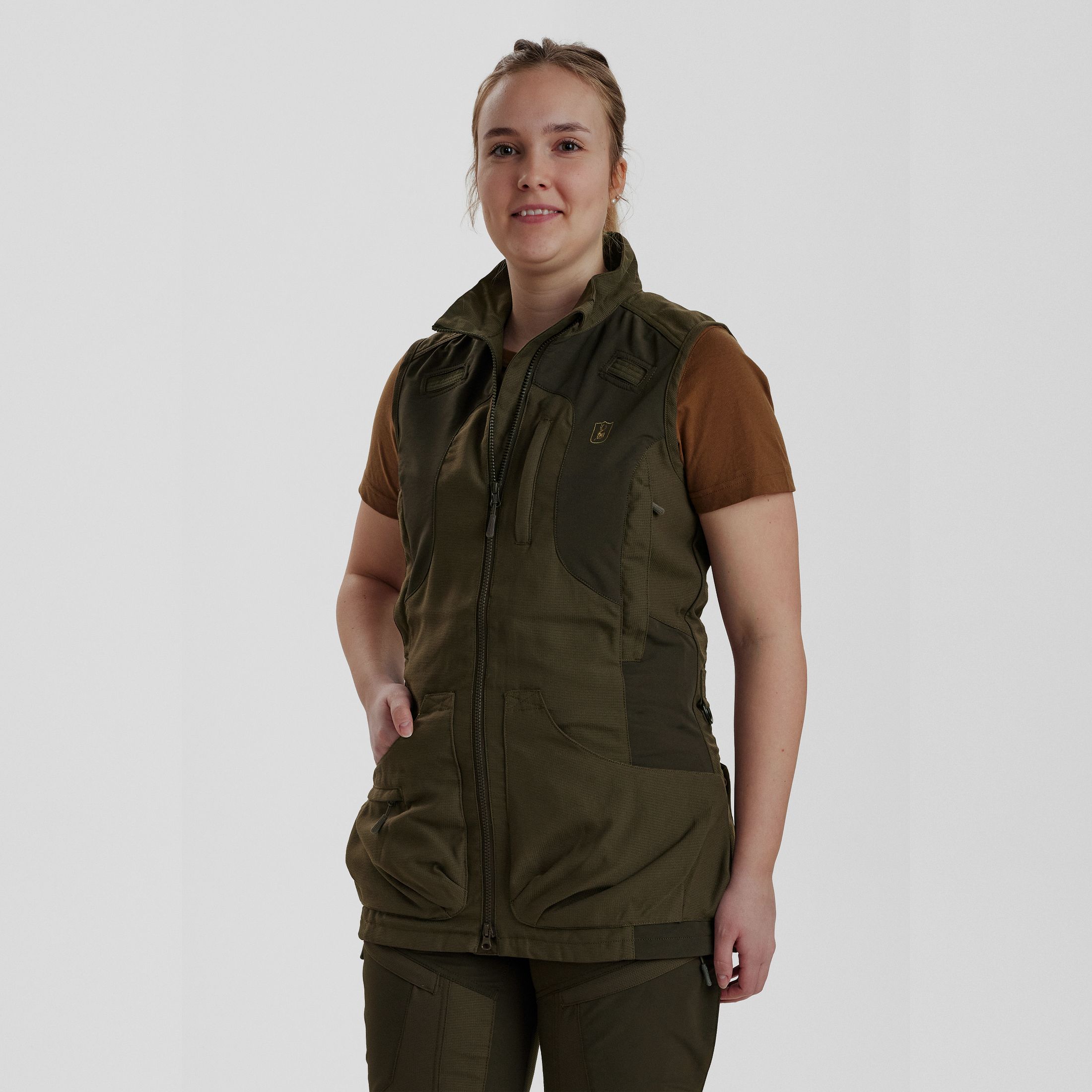 Lady Ann Extreme Weste - Palm Green – Kleidergröße Damen: 48