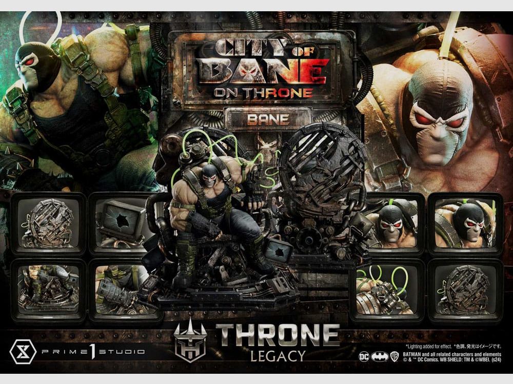 DC Comics Throne Legacy Collection Statue 1/4 Batman Bane on Throne Deluxe Bonus Version 61 cm | 42970