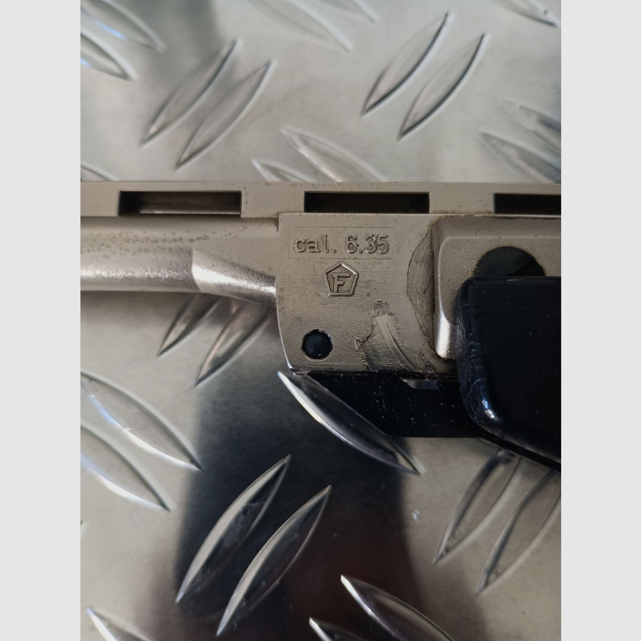 Knicklaufluftpistole Kaliber 6,35