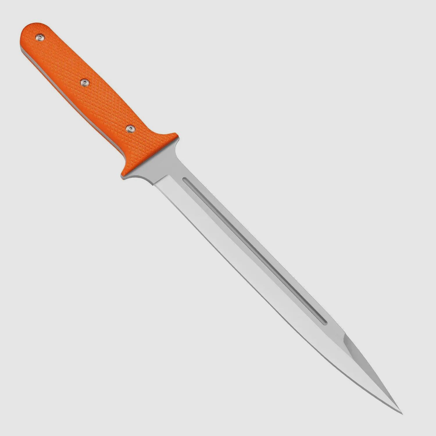 PUMA XP pig sticker 15, Abfangmesser, Orange G10 mit Fischhaut, Kydex Scheide