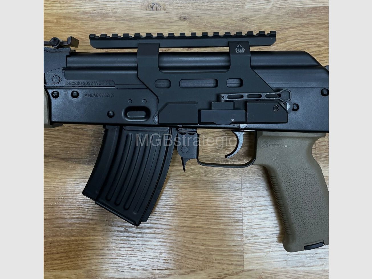 sportlich zugelassen! WBP Mini Jack Sport - halbautom. Büchse 7,62x39 25,9 cm Lauf - mit Schubschaft! Qualität hergestellt in Polen - Neuheit! - System AKM AK47 AK74 Mini Jack