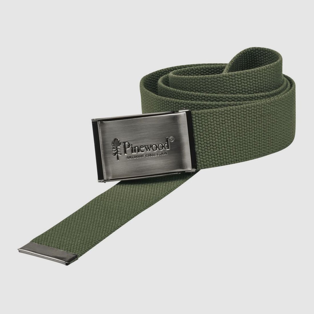 Pinewood Canvas Gürtel Farbe: Grün