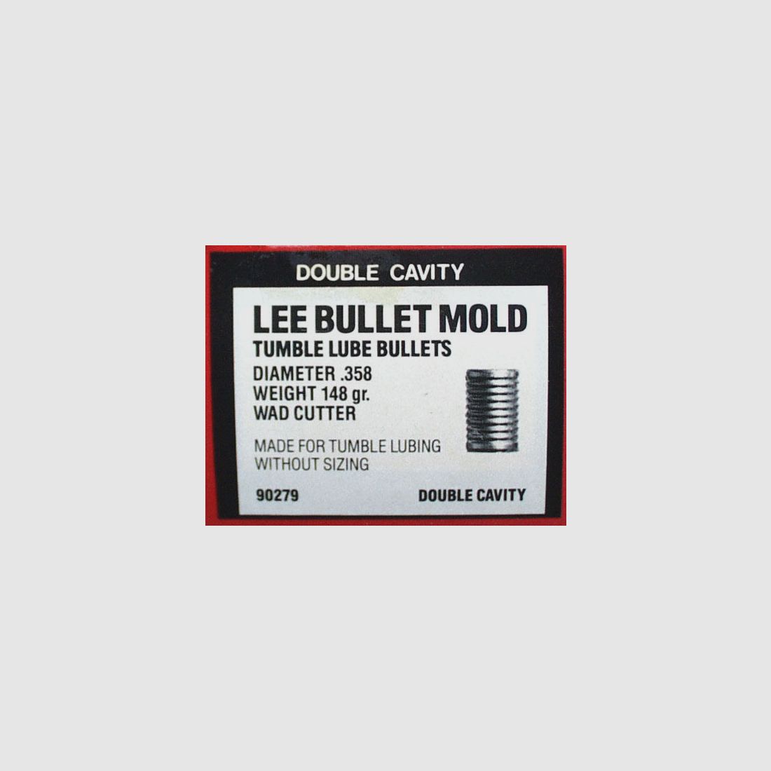 LEE stampo cal.358 148grs Wadcutter, doppio