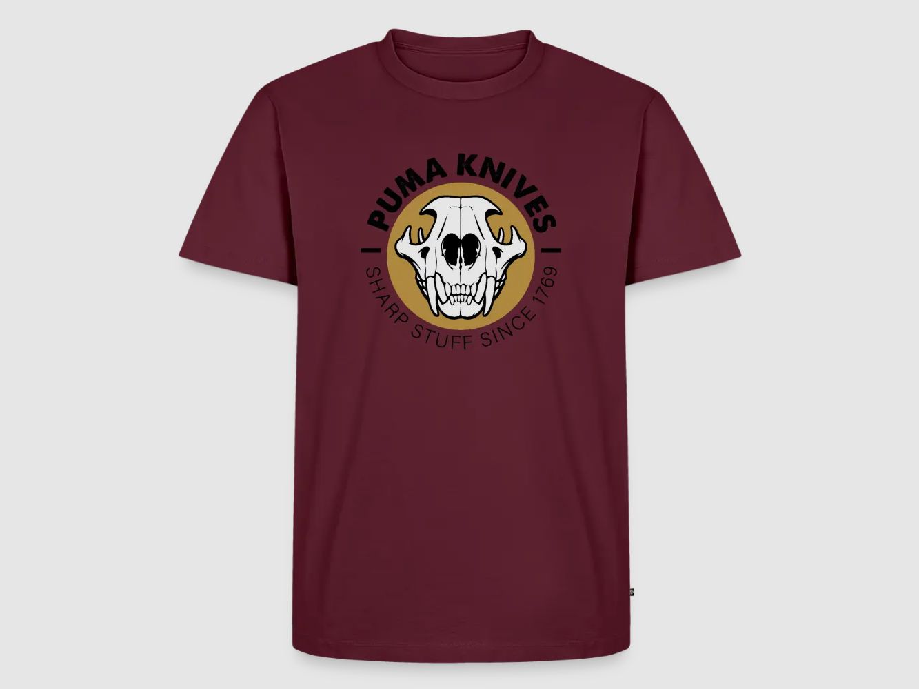 PUMA Men’s Premium T-Shirt "Skull Frontal Sharp Stuff"