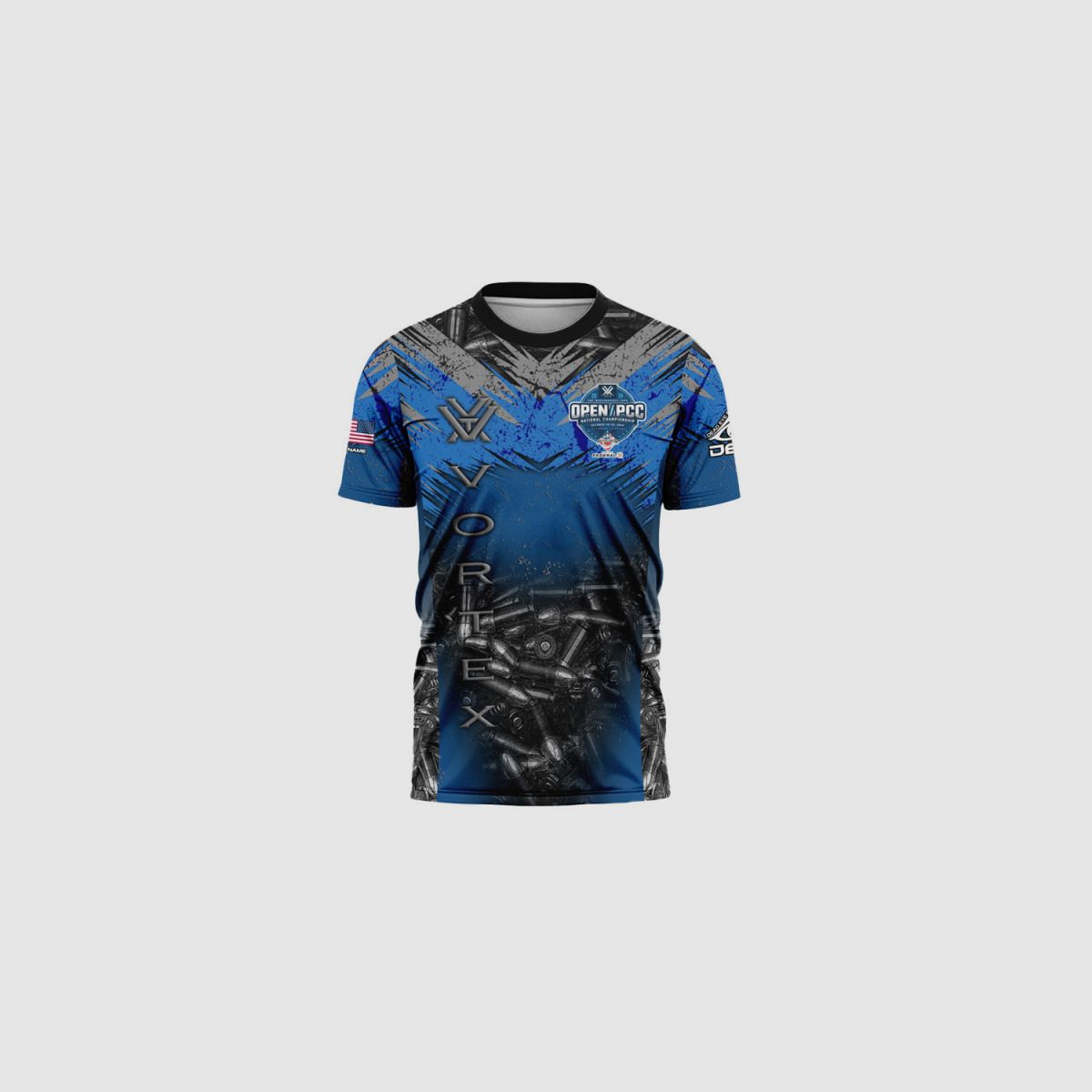 DED USPSA OPEN-PCC National Championship 2024 T-Shirt, Größe: XS, Benutzerdefinierter Name: Mit Benutzerdefiniertem Namen, Bekleidungsart: Damen, Bild 1 von 6