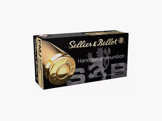 50 balles Cal.380 Auto 92grs FMJ S&B