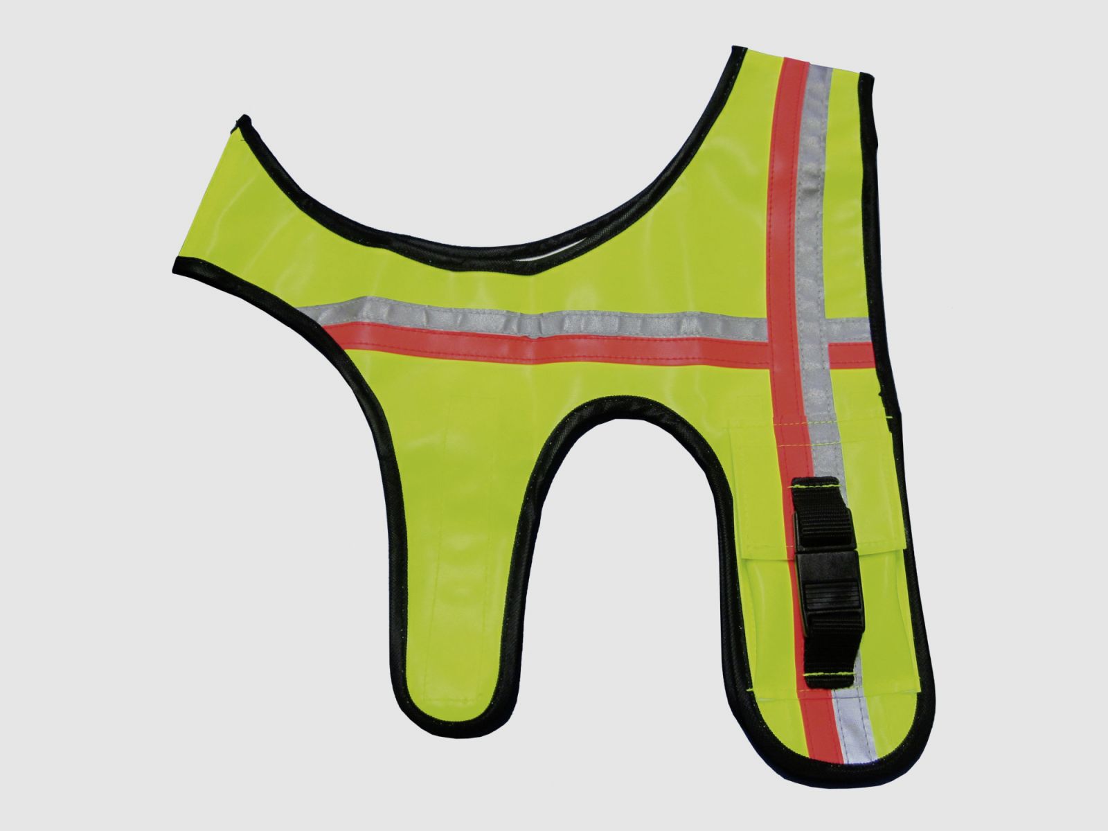 Chaleco de advertencia para perros con bolsillo para GPS