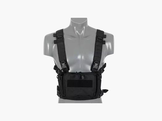 Compact Multi-Mission Chest Rig - Schwarz, Buckle Up (8FIELDS)