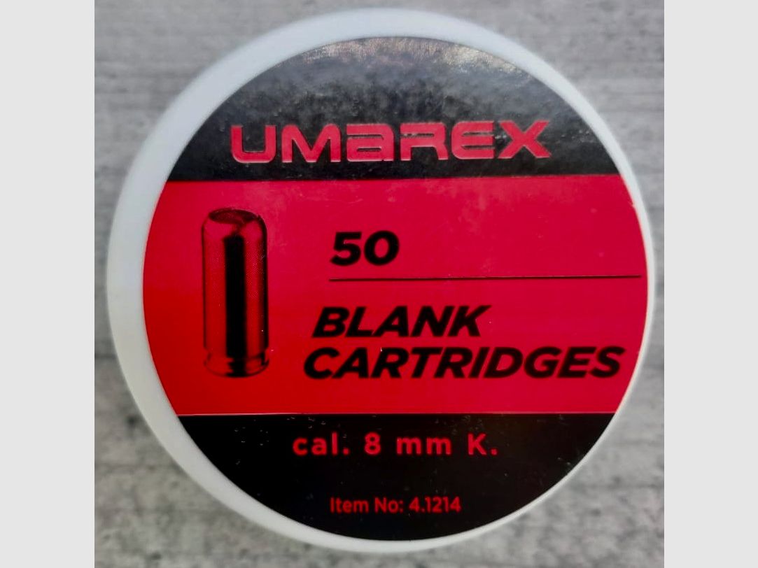Umarex 4.1214 Walther 8mm PAK Blank Cartridges Platzpatronen Pyro
