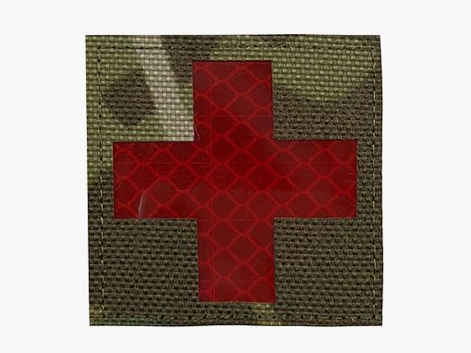 Patch Cross Medic reflektierend