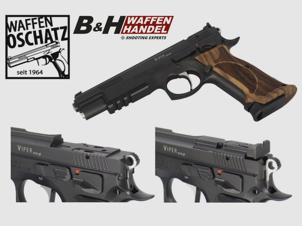 Waffen-Oschatz CZ75 Viper 6 Zoll mit SAO-Abzug - Optic Ready -