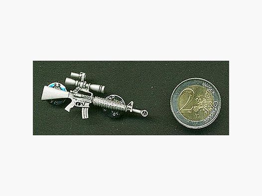 US-M16 Sturmgewehr Sniper-Version als Metall-Anstecker