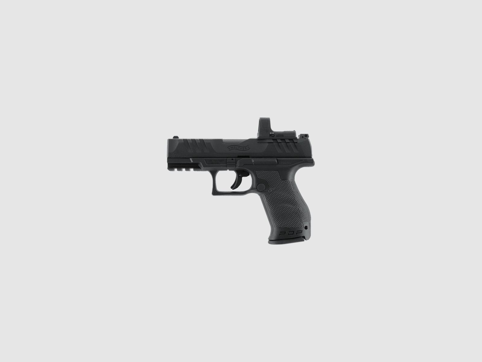Walther PDP Compact 4" Set CO2 Airsoft Pistole OR in Schwarz | Umarex