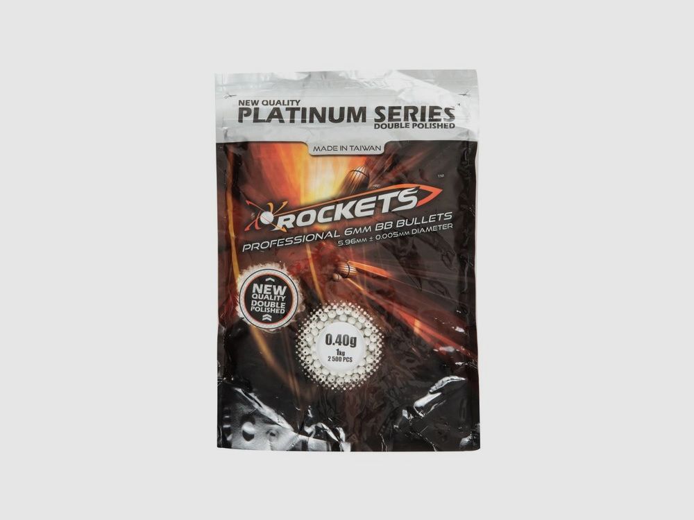 ASG Rockets Platinum Airsoft BBs 0.4 g 1 kg