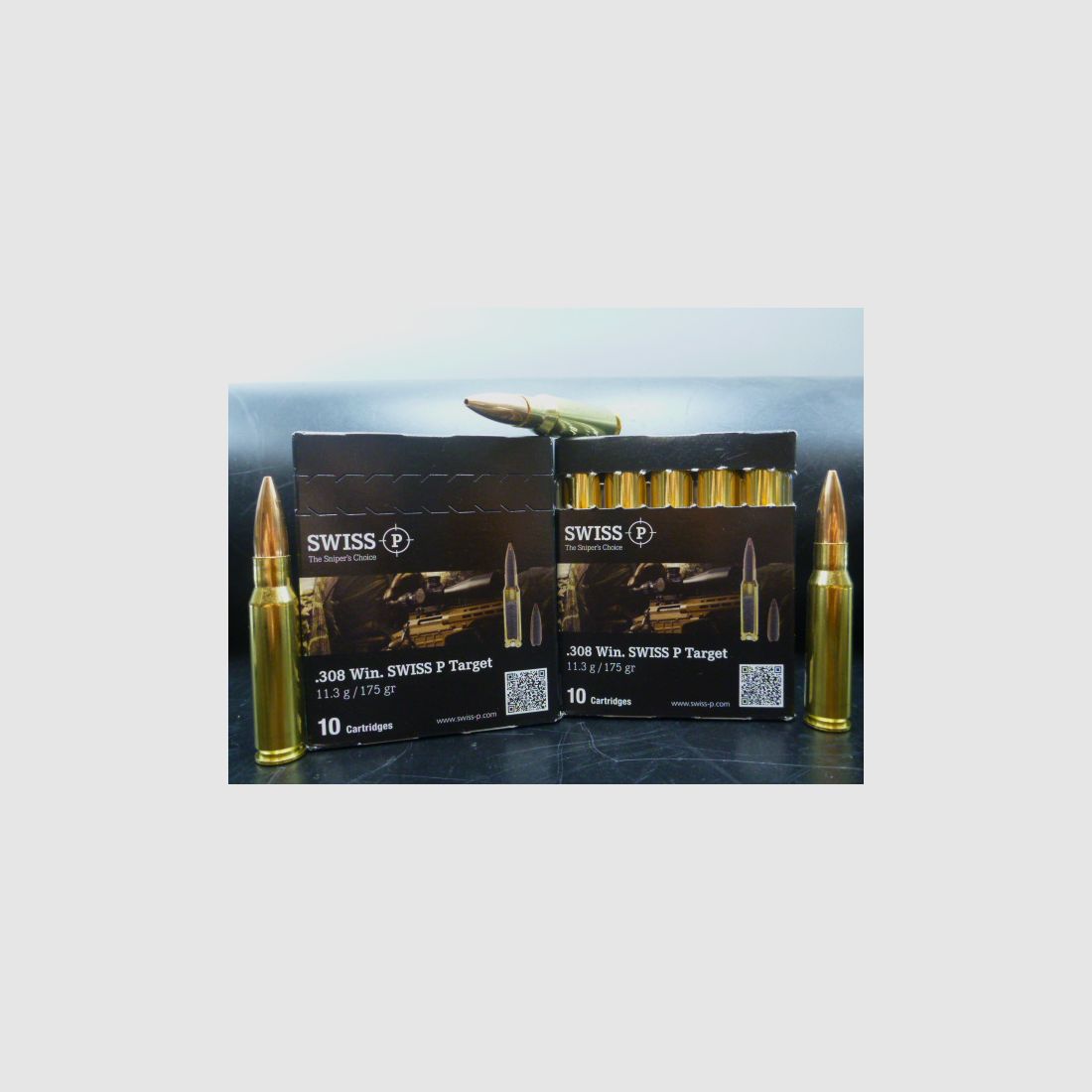 Munition SWISS P Kal.308 Win TARGET BTHP 175gr /10, Bild 1 von 4