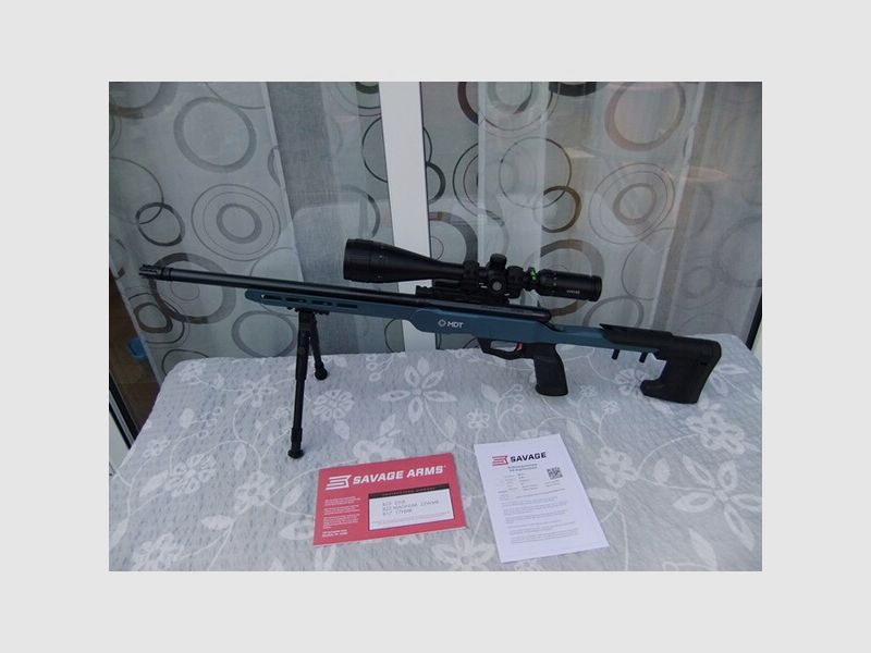 SAVAGE KK-Matchbüchse Mod. B22 PRECISION BLUE -18' .22lr