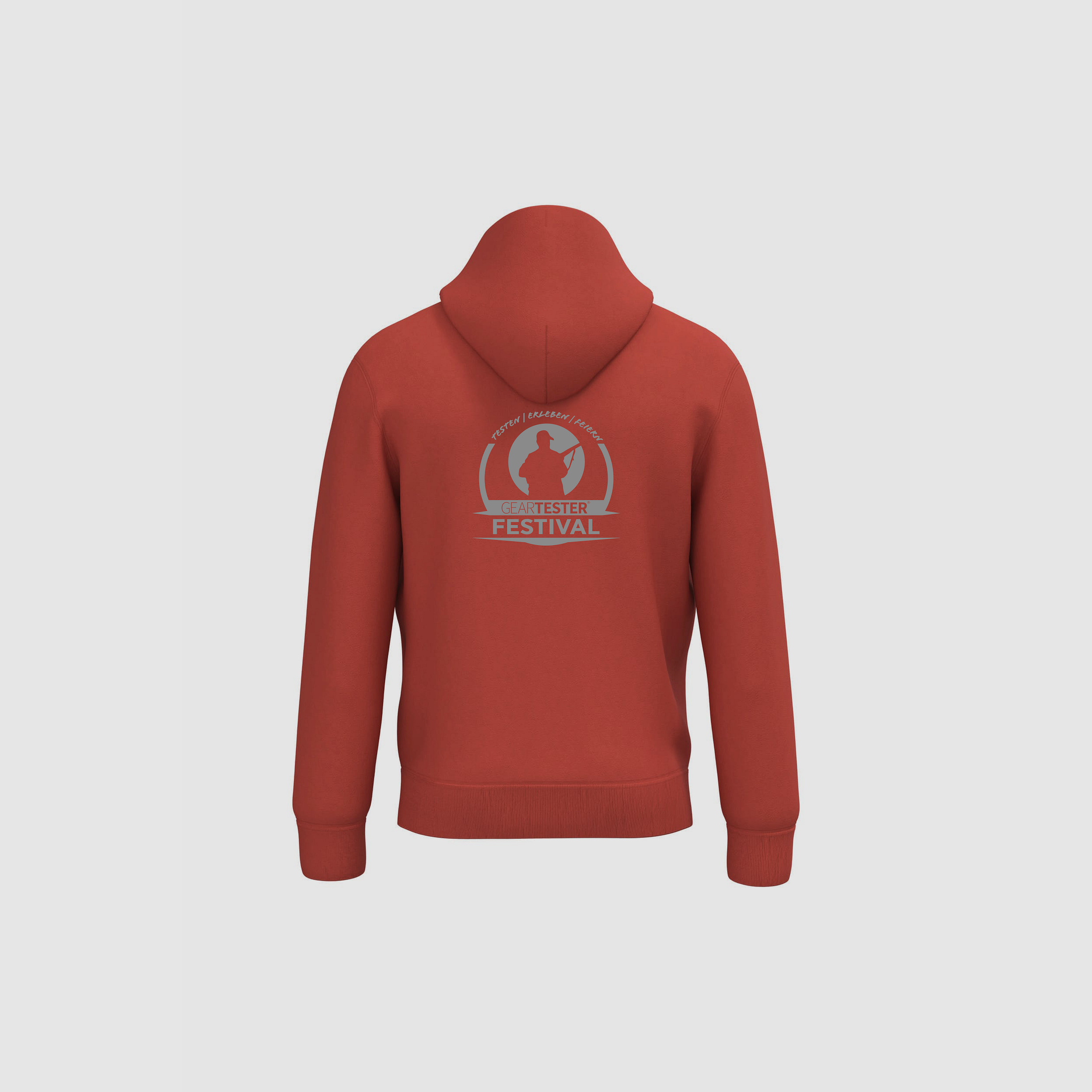 Geartester Festival Bio Hoodie, kleines Logo