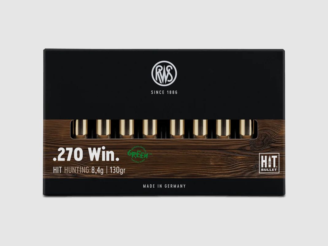 AMUNICJA KULOWA RWS .270 WIN. HIT 8,4G / 130GR, zdjęcie 2 z 2