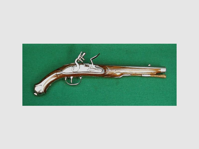 Indien Steinschloßpistole French 1733