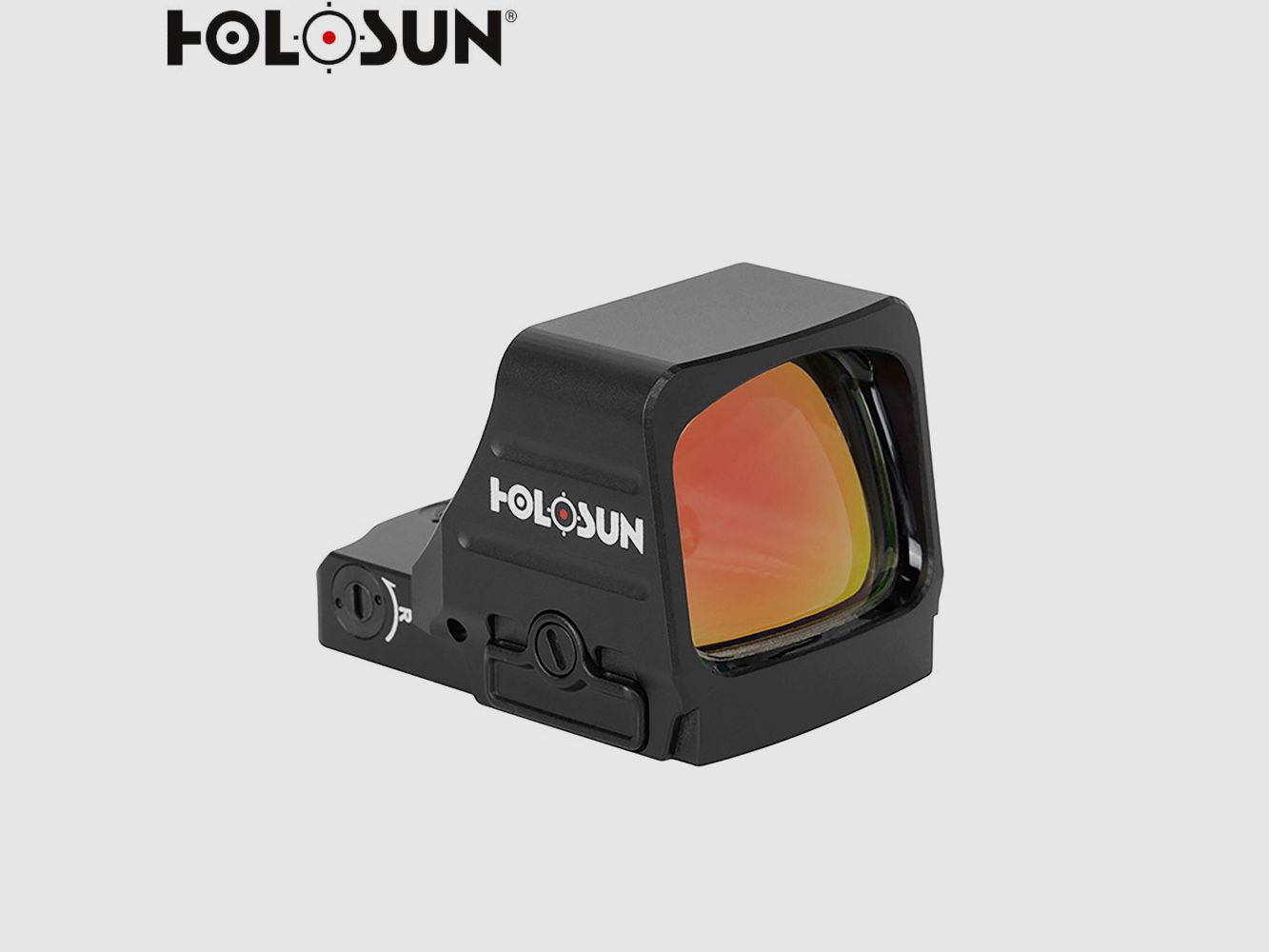 HOLOSUN HS507COMP Offenes Reflex Rotpunktvisier + wechselbarem 2MOA Punkt, 8/20/32MOA Kreis Absehen, schwarz, Jagd, Sportschießen Softair, tactical mini