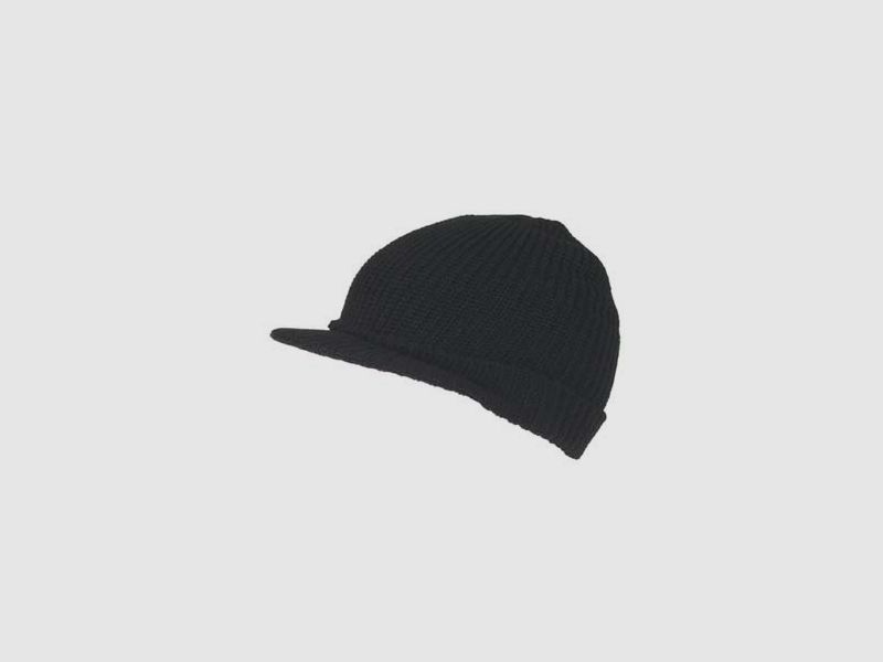 US Schild-Mtze Cap, Acryl, schwarz