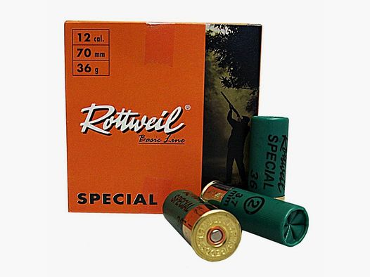 Rottweil Special 36 shotgun cartridges