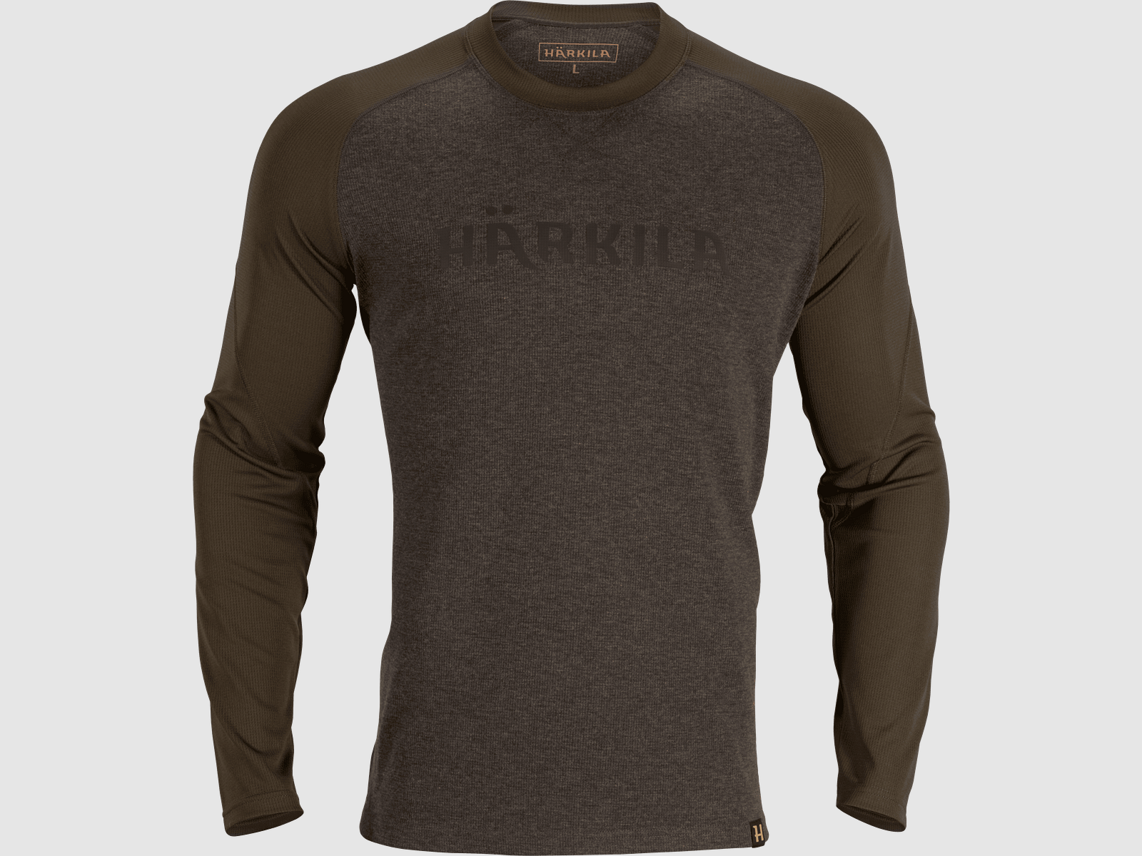 Härkila Metso Langarm-Shirt Herren Olive Night/Willow Green - M