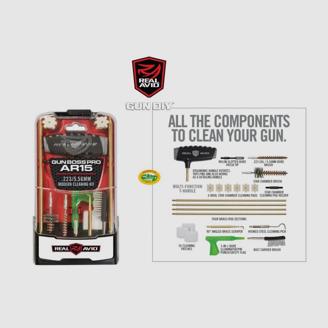 REAL AVID Reinigungsset AR15 GUN BOSS PRO