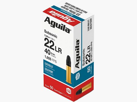 .22 LR Aguila Subsonic Solid