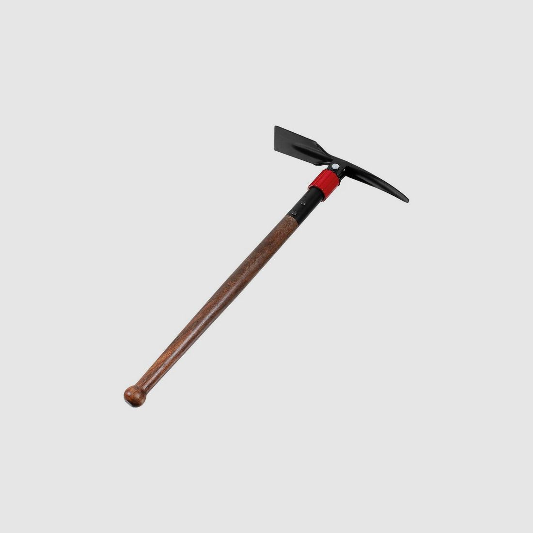 Pickel klappbar mit Holzstiel aus Buchenholz (Hacke 30cm / Stiel 60cm)