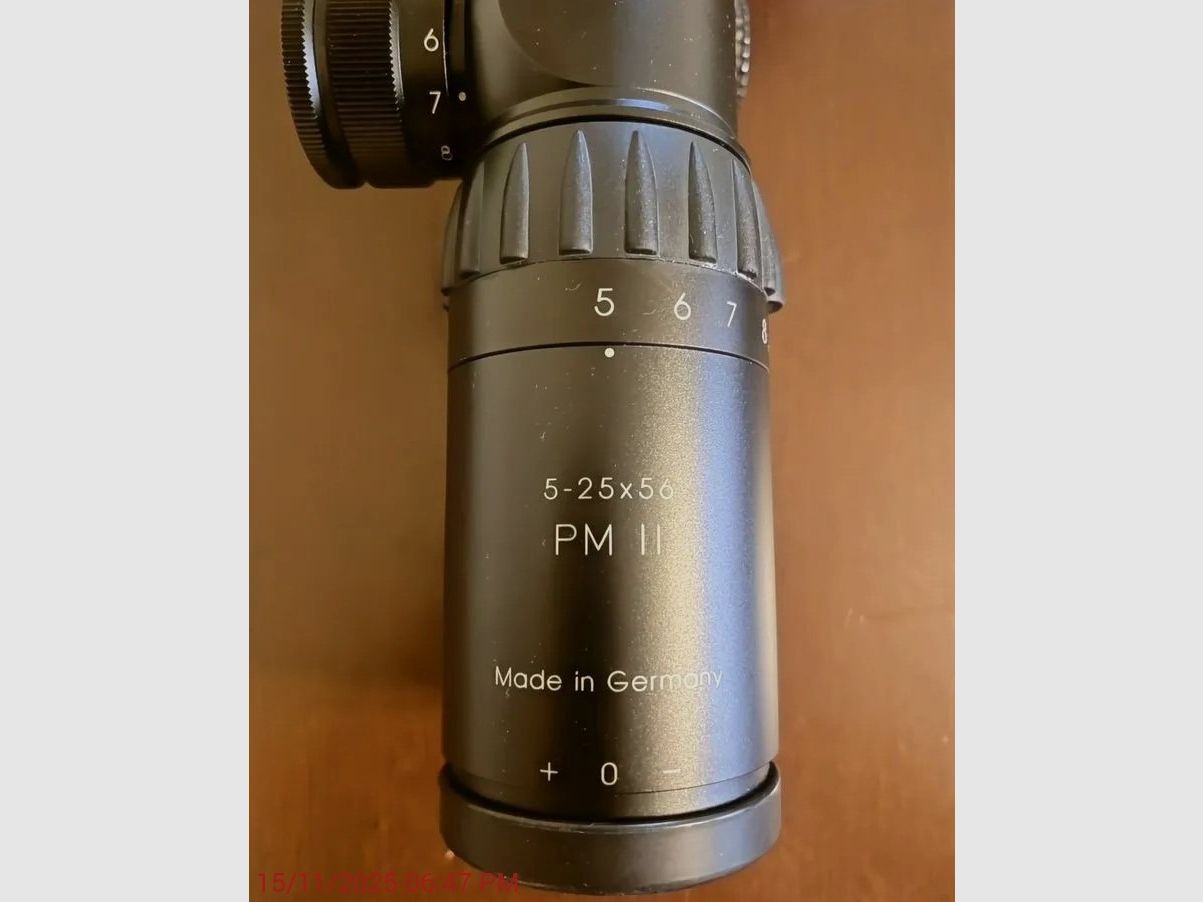 Schmidt Bender PMII 5-25x56 riflescope