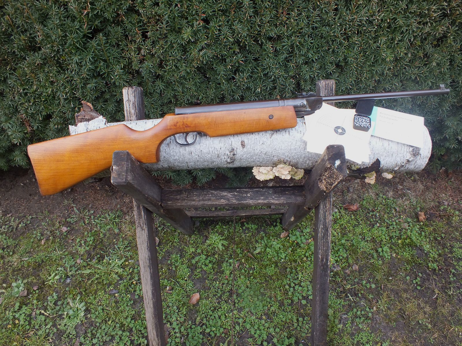 Luftgewehr Haenel 300- 3  mit Sportschaft  DDR