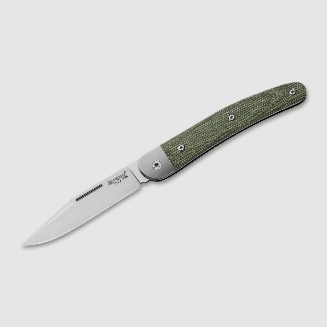 Taschenmesser Jack One Micarta Green Zweihandmesser §42a konform legal führen